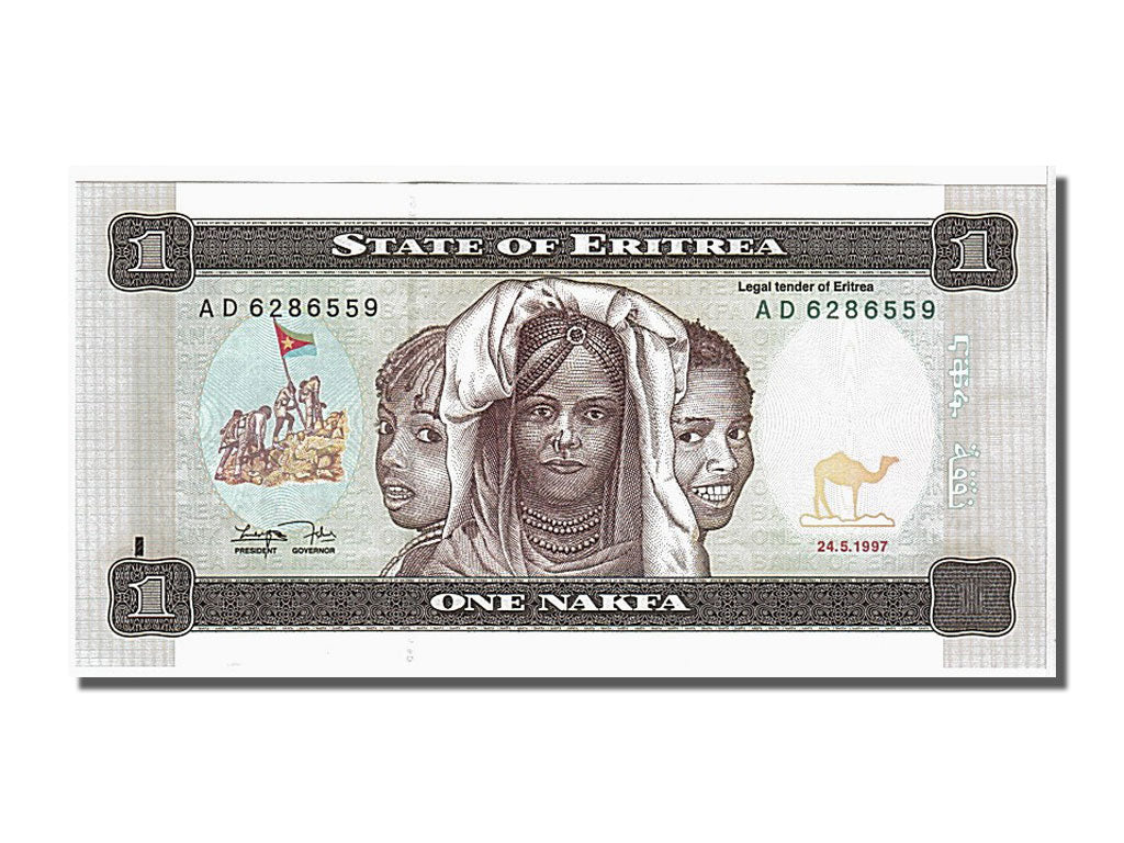 Geldschein, Eritrea, 1 Nakfa, 1997, 1997-05-24, UNZ