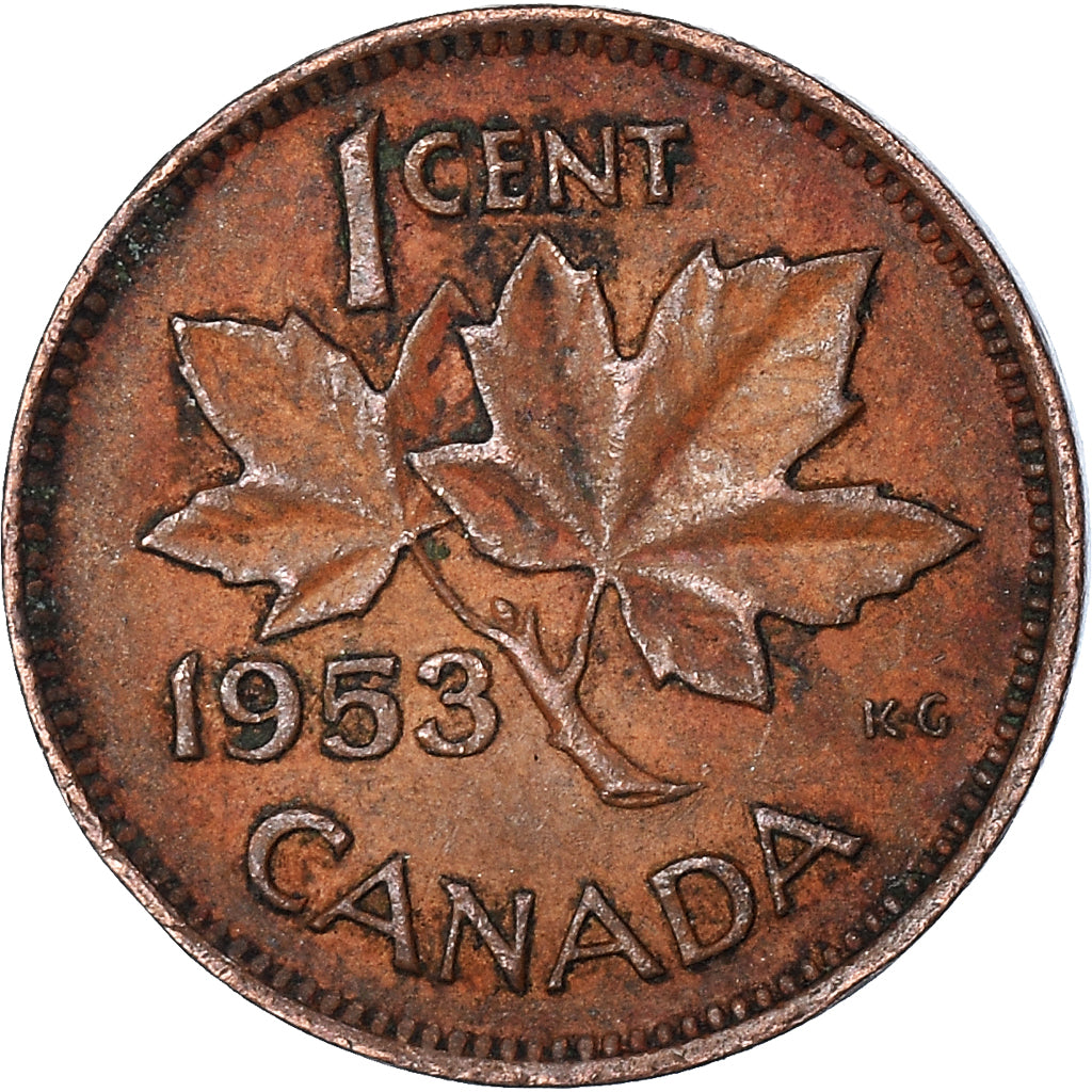 Moneta, Canada, Cent, 1953