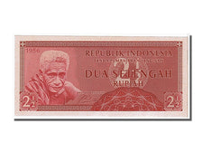 Billet, Indonésie, 2 1/2 Rupiah, 1956, KM:75, NEUF