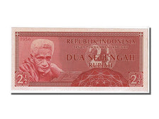 Banknote, Indonesia, 2 1/2 Rupiah, 1956, KM:75, UNC(65-70)