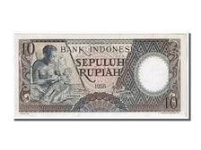 Billet, Indonésie, 10 Rupiah, 1958, KM:56, NEUF