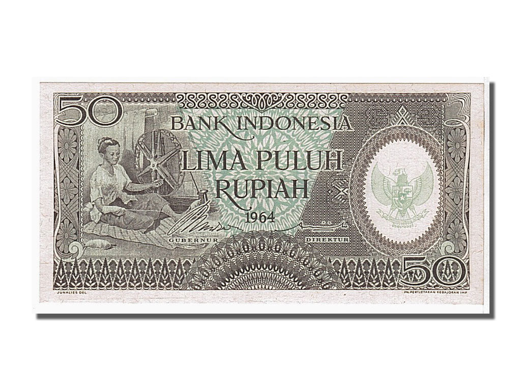 Banconote, Indonesia, 50 Rupiah, 1964, FDS