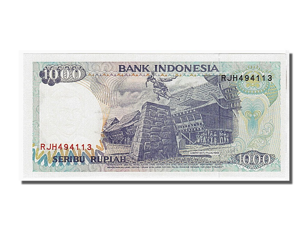 Geldschein, Indonesien, 1000 Rupiah, 1992, KM:129a, UNZ