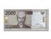 Banknot, Indonesia, 2000 Rupiah, 2009, KM:148a, UNC(65-70)