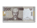 Geldschein, Indonesien, 2000 Rupiah, 2009, KM:148a, UNZ