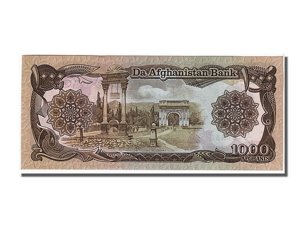 Banknote, Afghanistan, 1000 Afghanis, 1991, KM:61c, UNC(65-70)