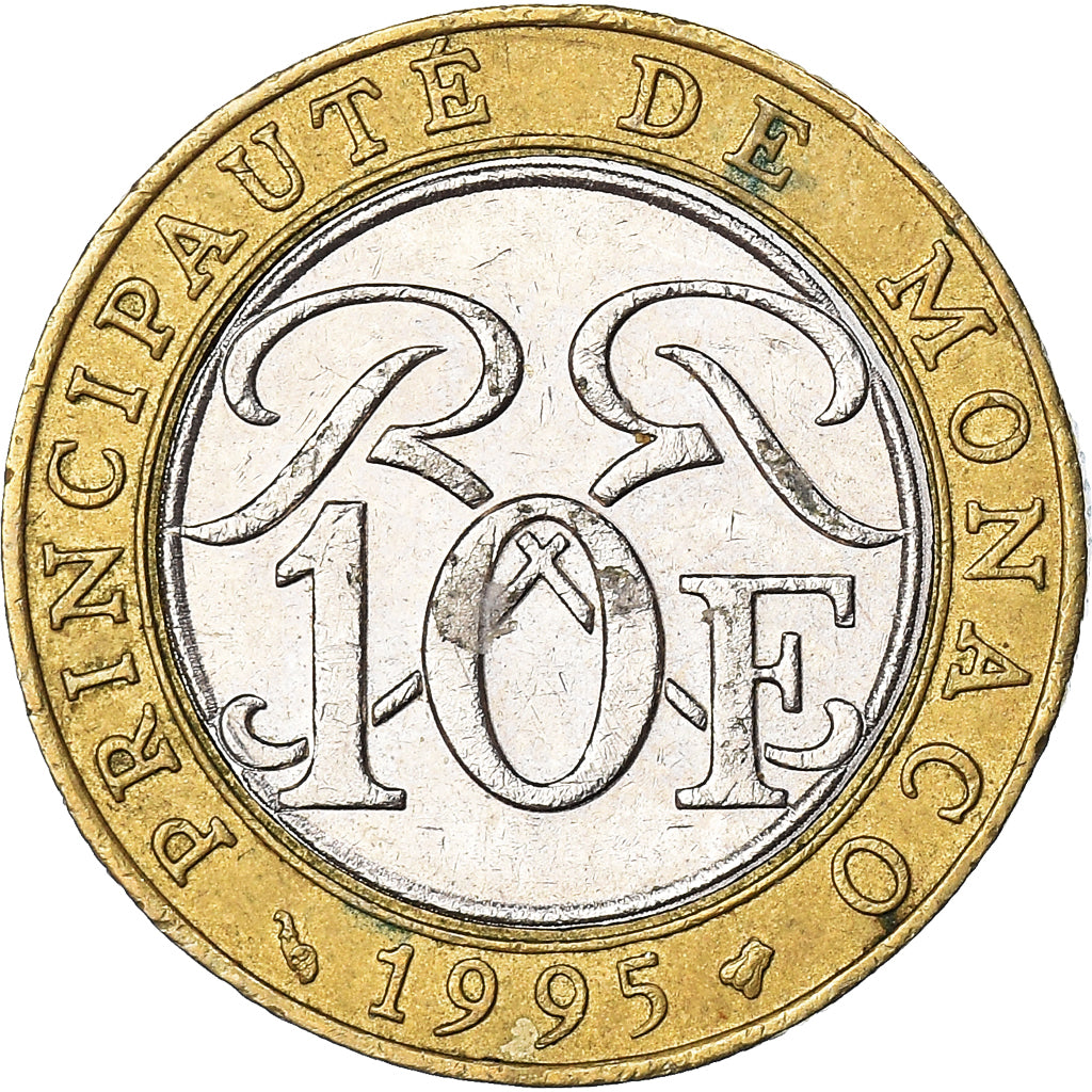 Moneta, Monaco, 10 Francs, 1995