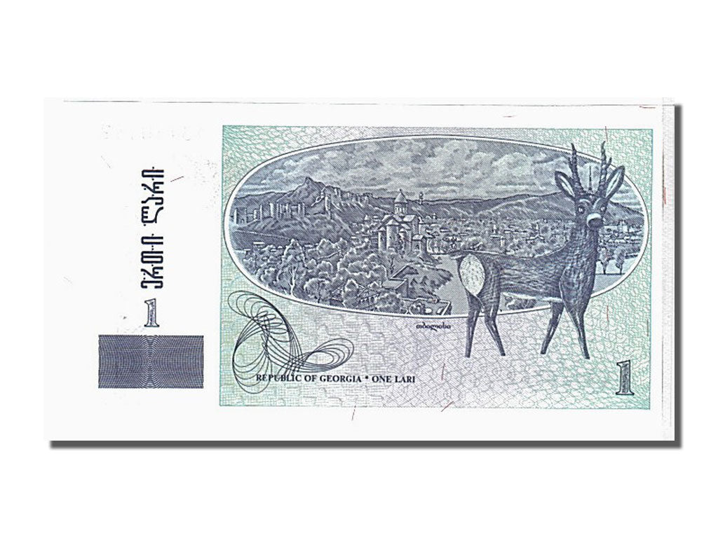 Geldschein, Georgien, 1 Lari, 1995, KM:53, UNZ