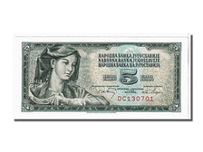 Banknote, Yugoslavia, 5 Dinara, 1968, 1968-05-01, KM:81b, UNC(65-70)