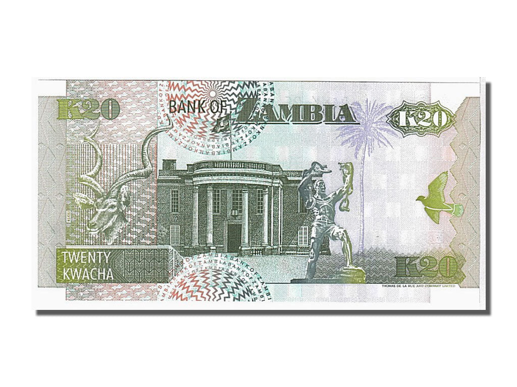 Banknote, Zambia, 20 Kwacha, 1992, KM:36a, UNC(65-70)