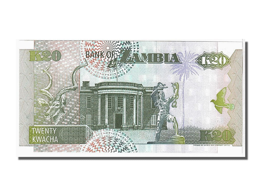 Banknote, Zambia, 20 Kwacha, 1992, UNC(65-70)