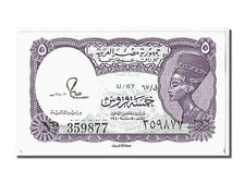 Billete, 5 Piastres, 1971, Egipto, UNC