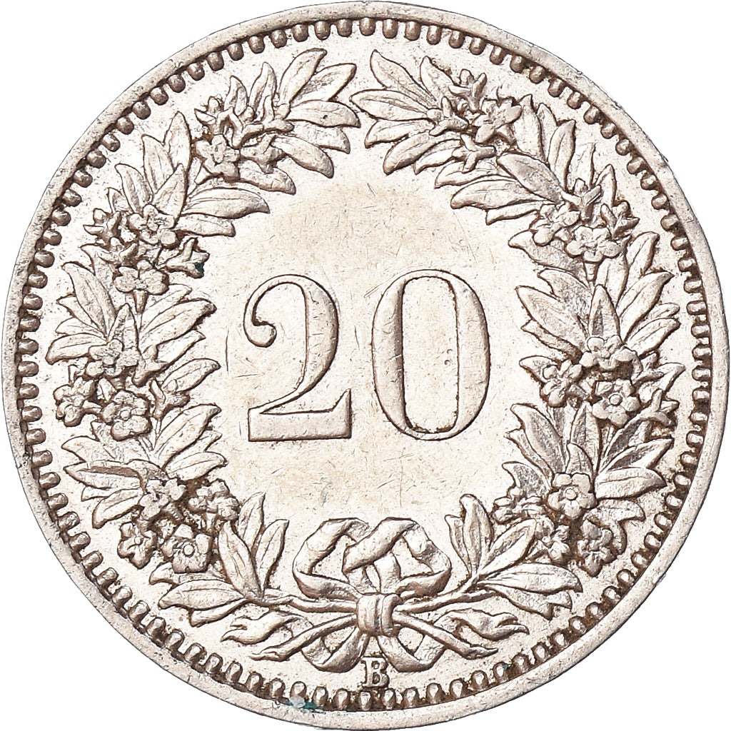 Moneta, Svizzera, 20 Rappen, 1934