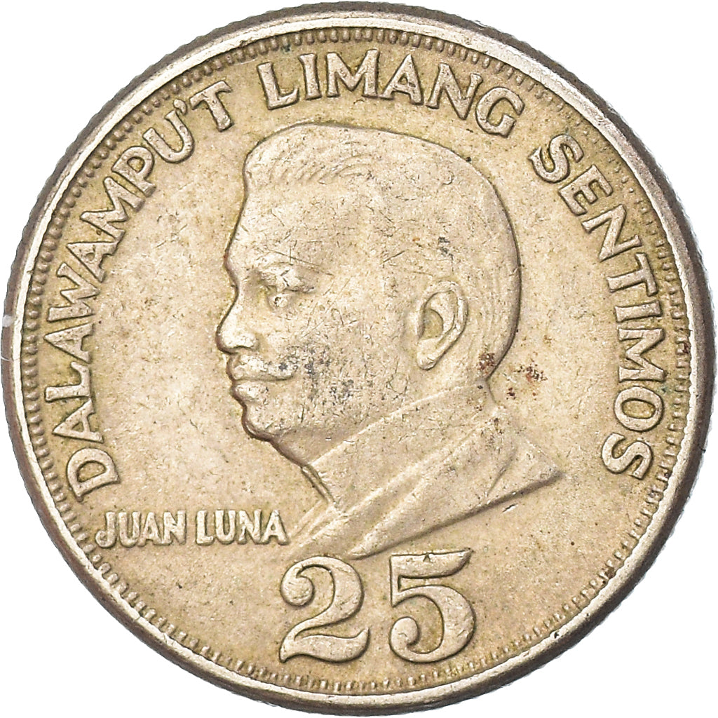 Munten, Fillipijnen, 25 Sentimos, 1967