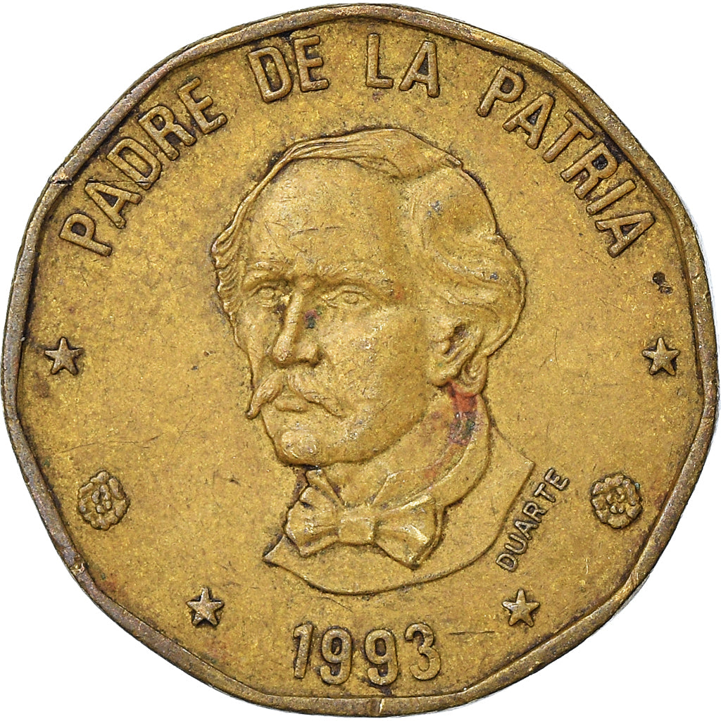 Moeda, República Dominicana, Peso, 1993