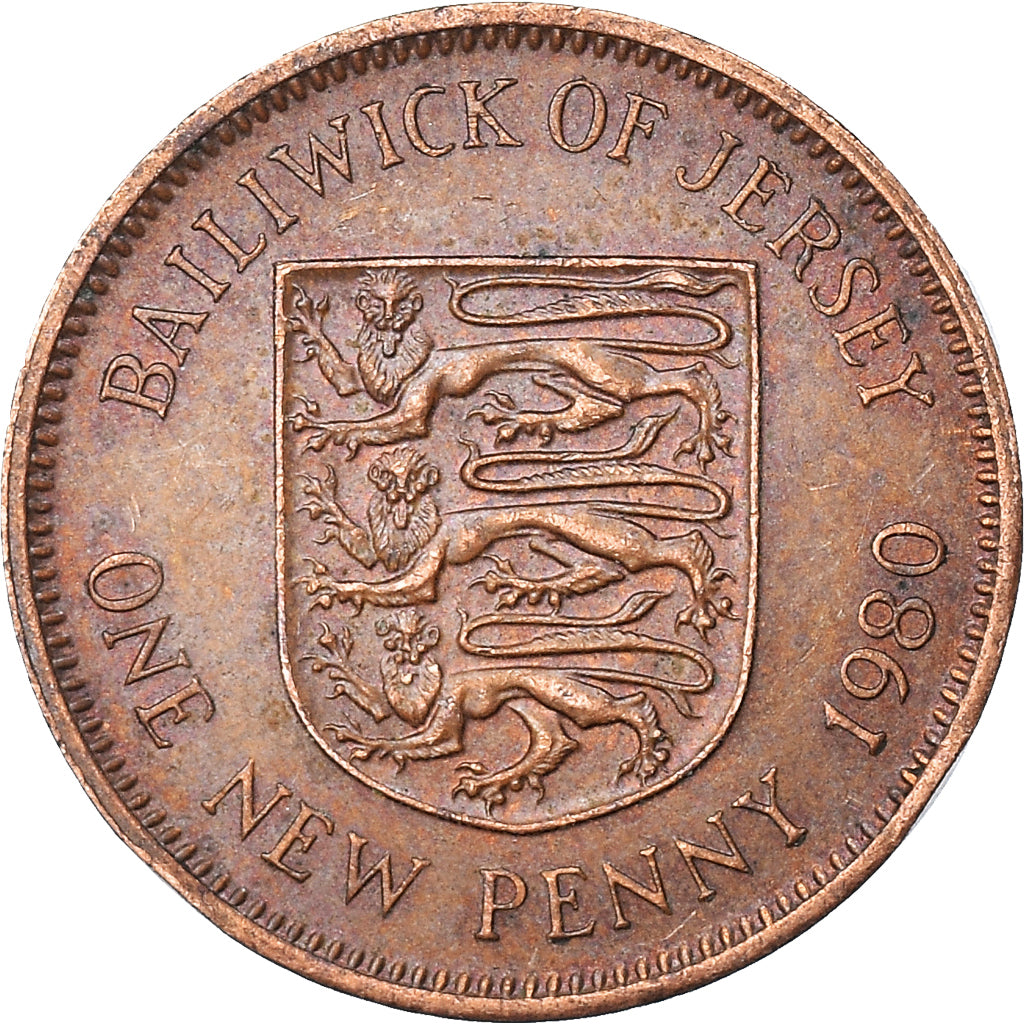 Moneda, Jersey, New Penny, 1980