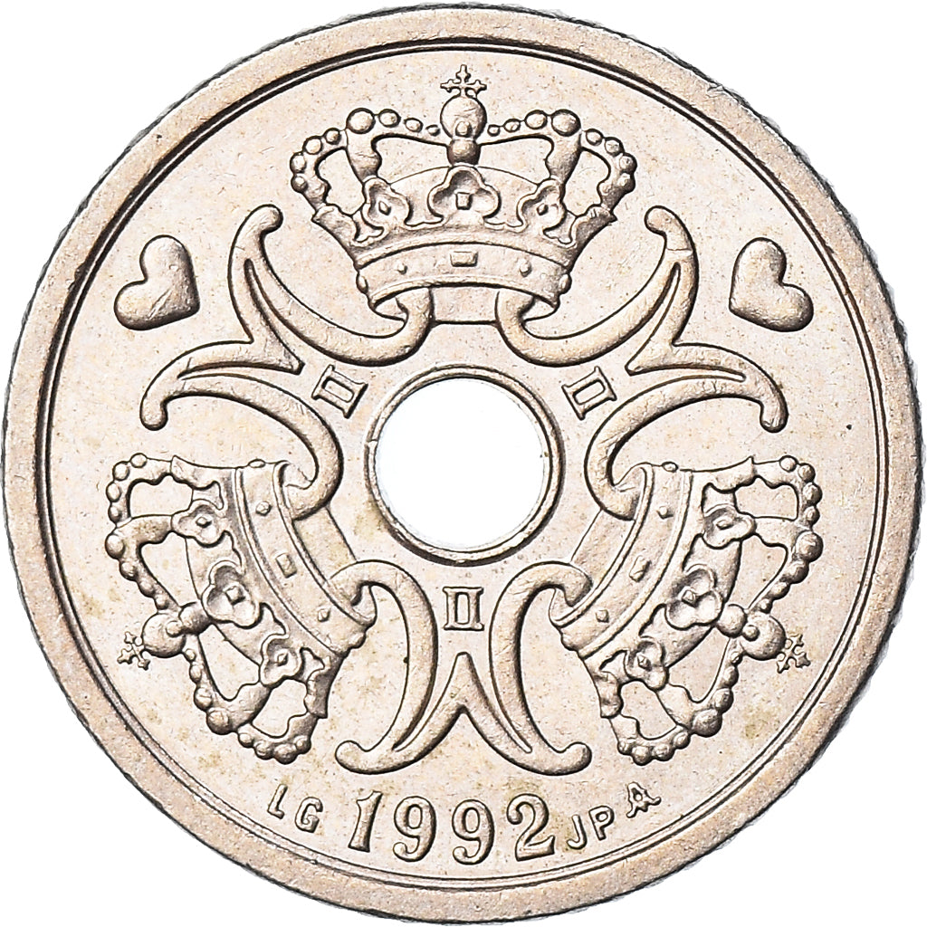Moneta, Danimarca, Krone, 1992