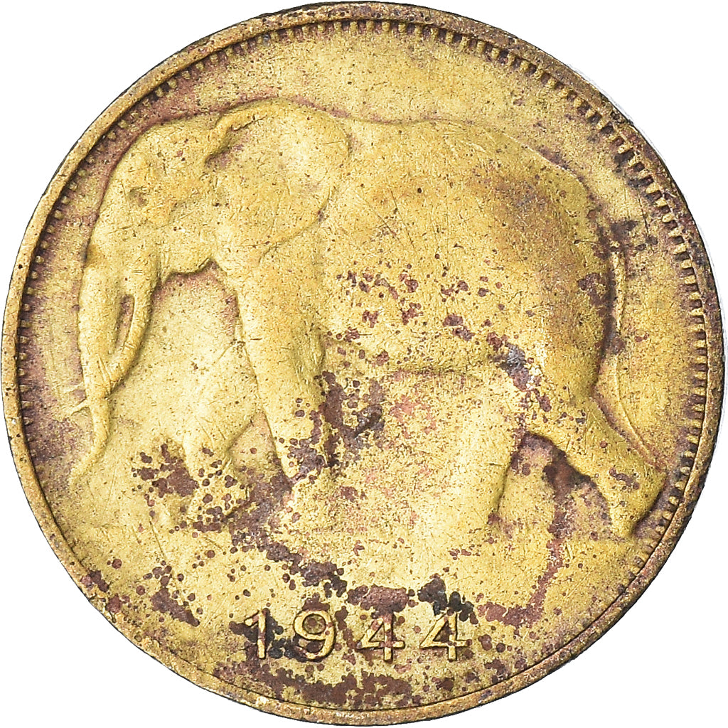 Coin, Belgian Congo, Franc, 1944
