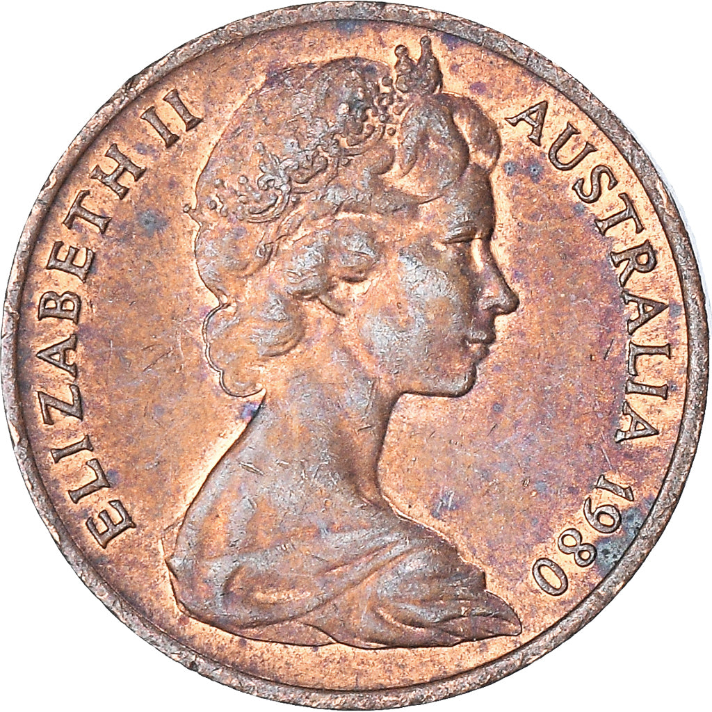 Moneta, Australia, Cent, 1980