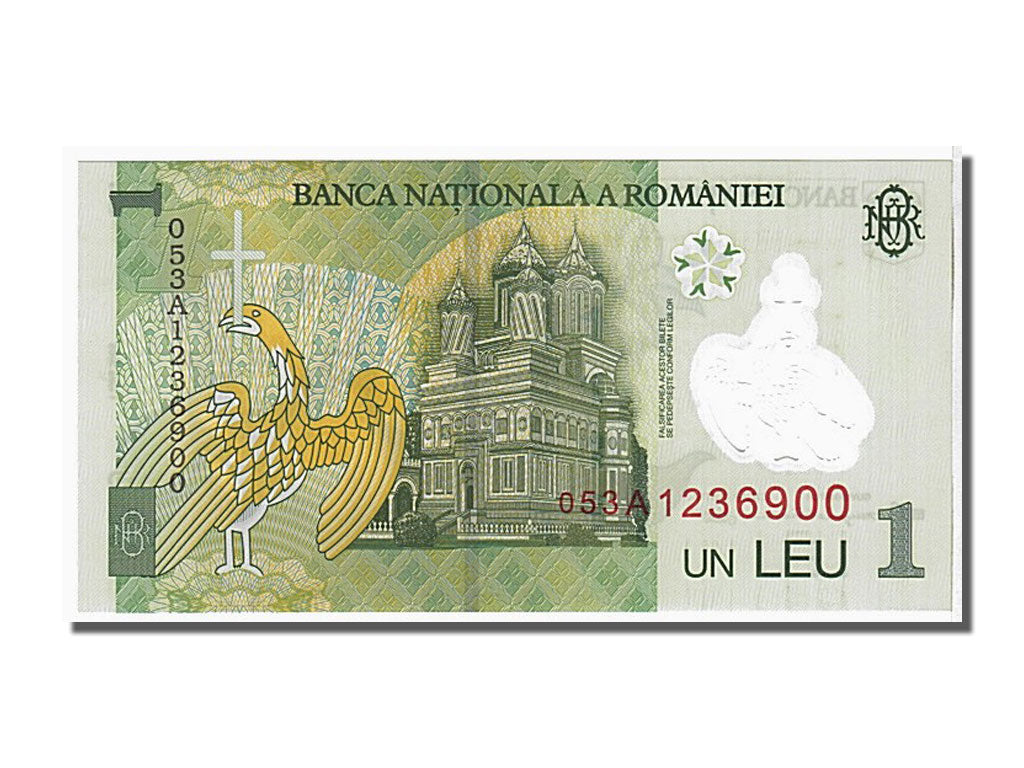 Banknote, Romania, 1 Leu, 2005, KM:117a, UNC(65-70)