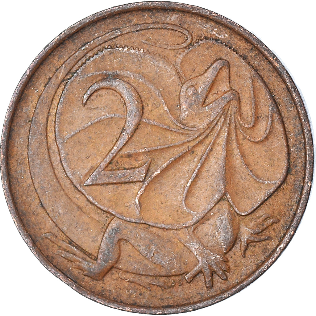 Moeda, Austrália, 2 Cents, 1967