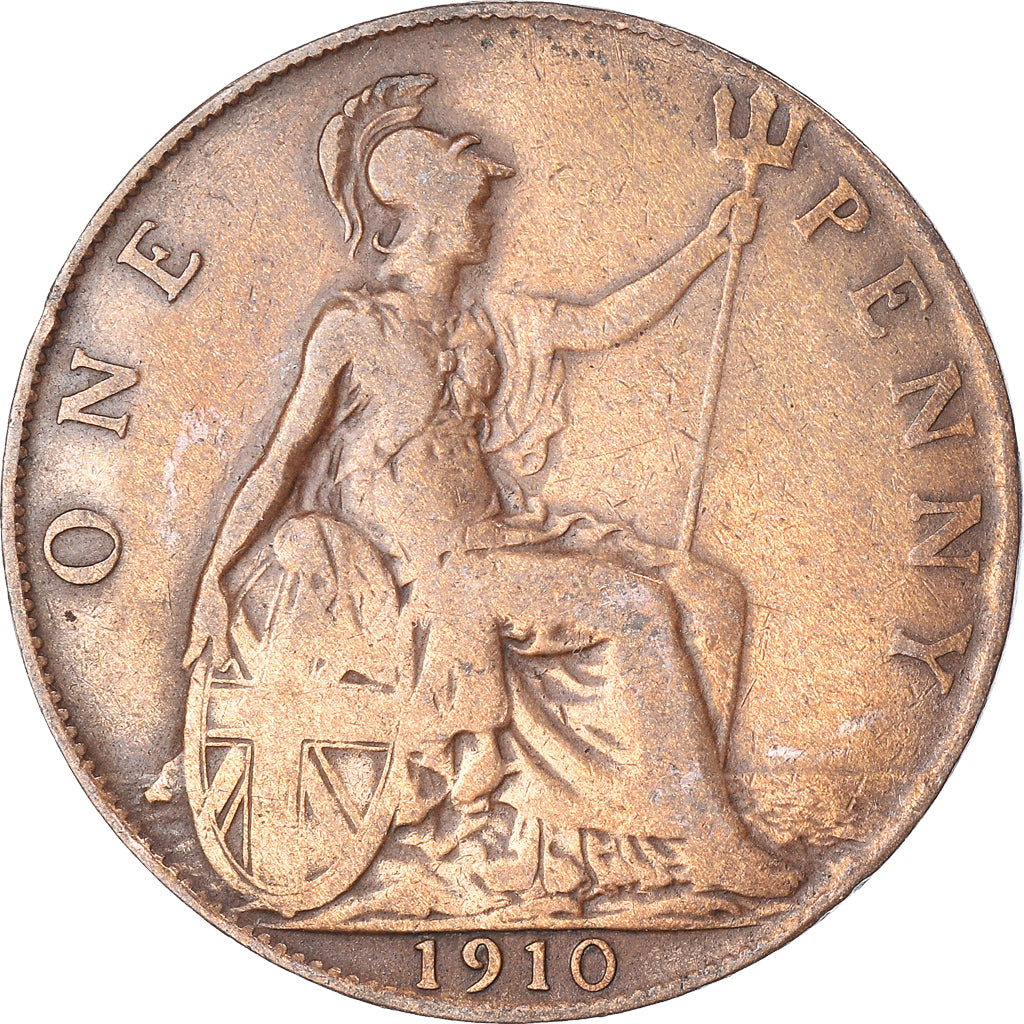 Coin, Great Britain, Penny, 1910