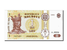 Biljet, Moldova, 1 Leu, 1994, NIEUW