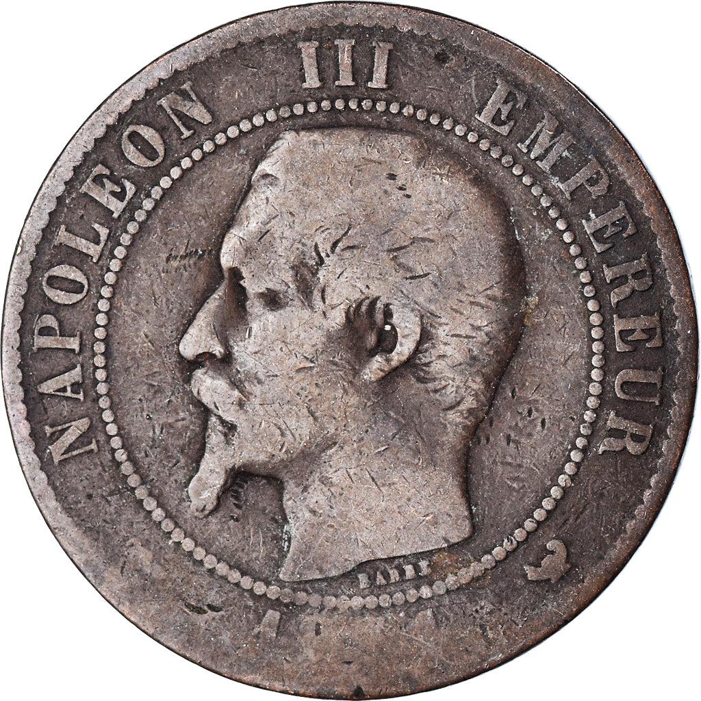 Munten, Frankrijk, 10 Centimes, Undated