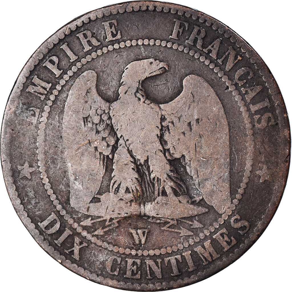 Munten, Frankrijk, 10 Centimes, Undated
