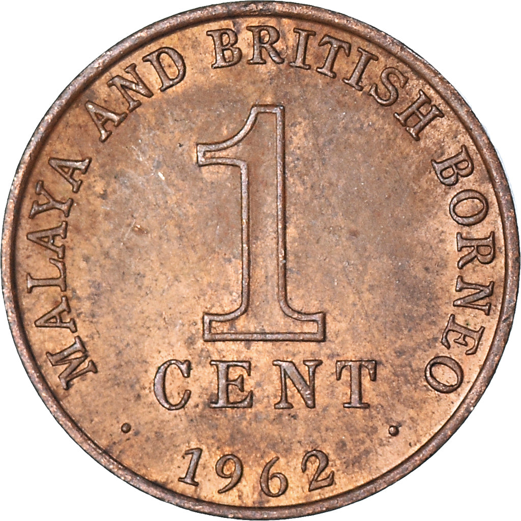 Moeda, MALAIA E BORNÉU BRITÂNICO, Cent, 1962