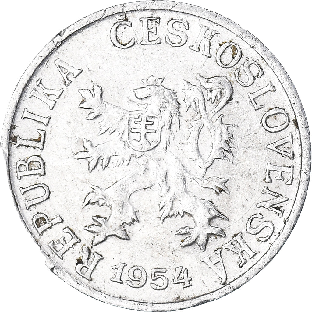 Moneta, Cecoslovacchia, Haler, 1954
