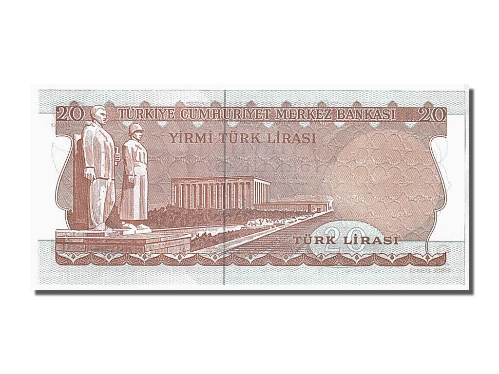 Banknote, Turkey, 20 Lira, 1970, UNC(65-70)