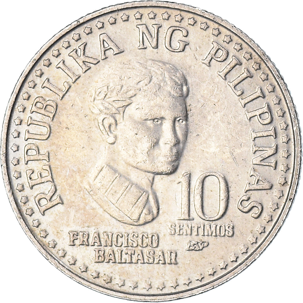 Moeda, Filipinas, 10 Sentimos, 1980