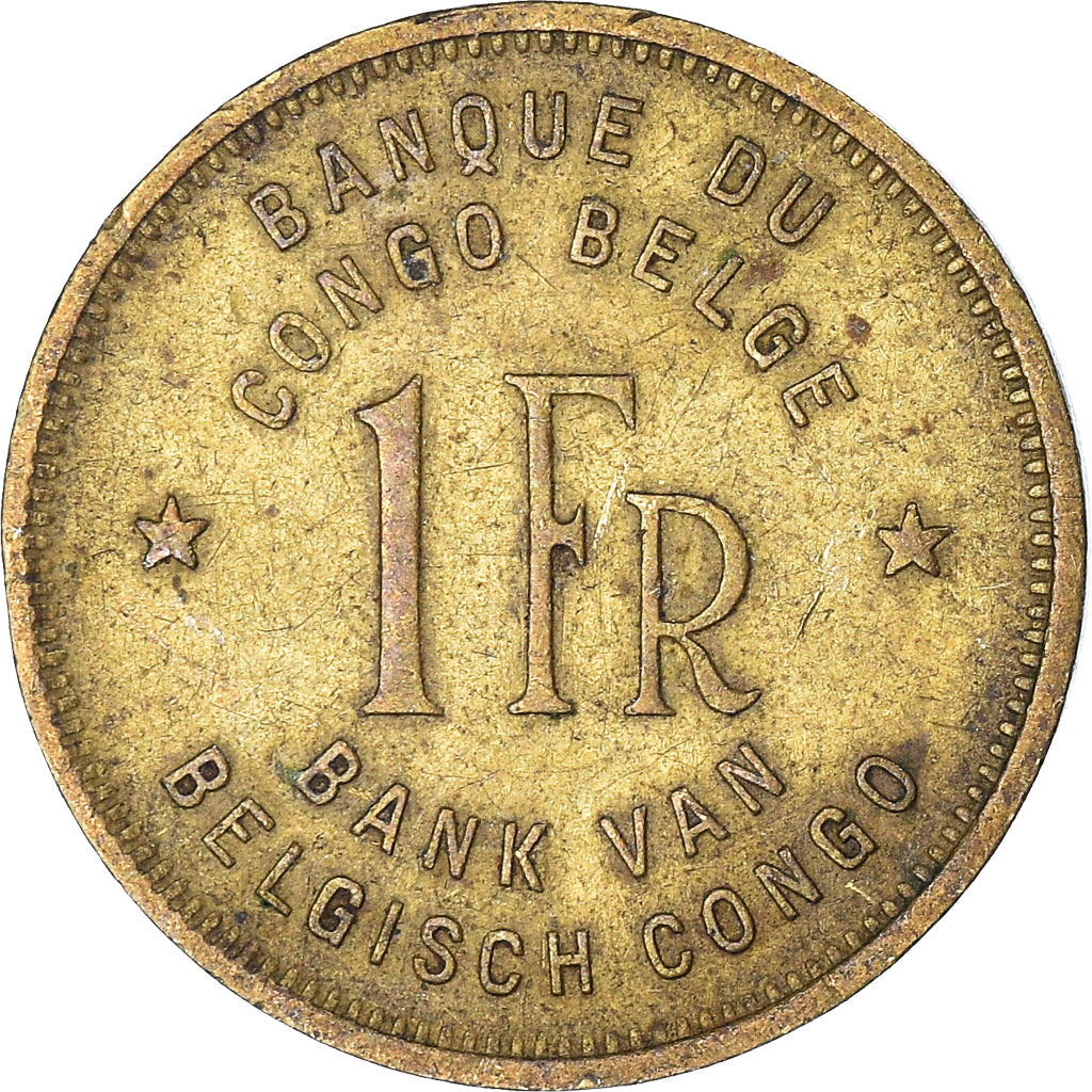Coin, Congo Democratic Republic, Franc, 1944