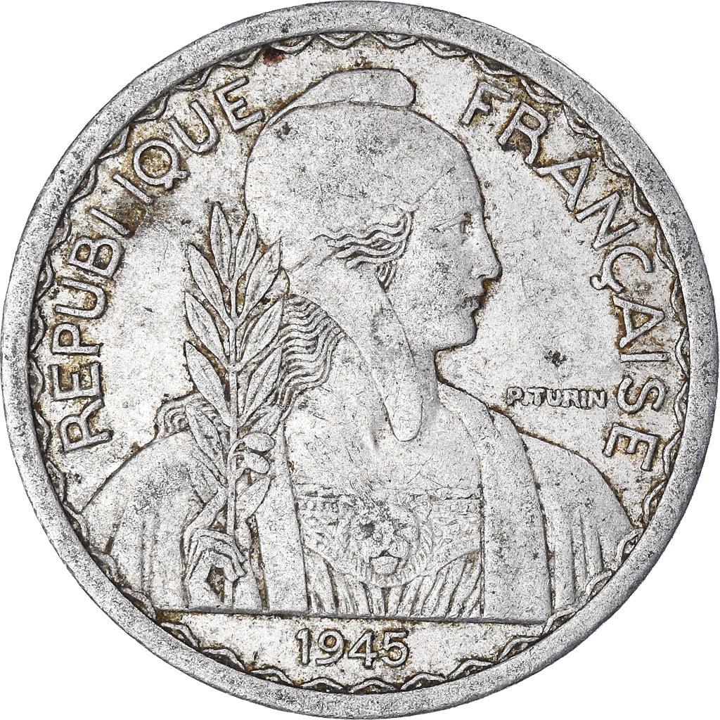 Münze, FRENCH INDO-CHINA, 20 Cents, 1945