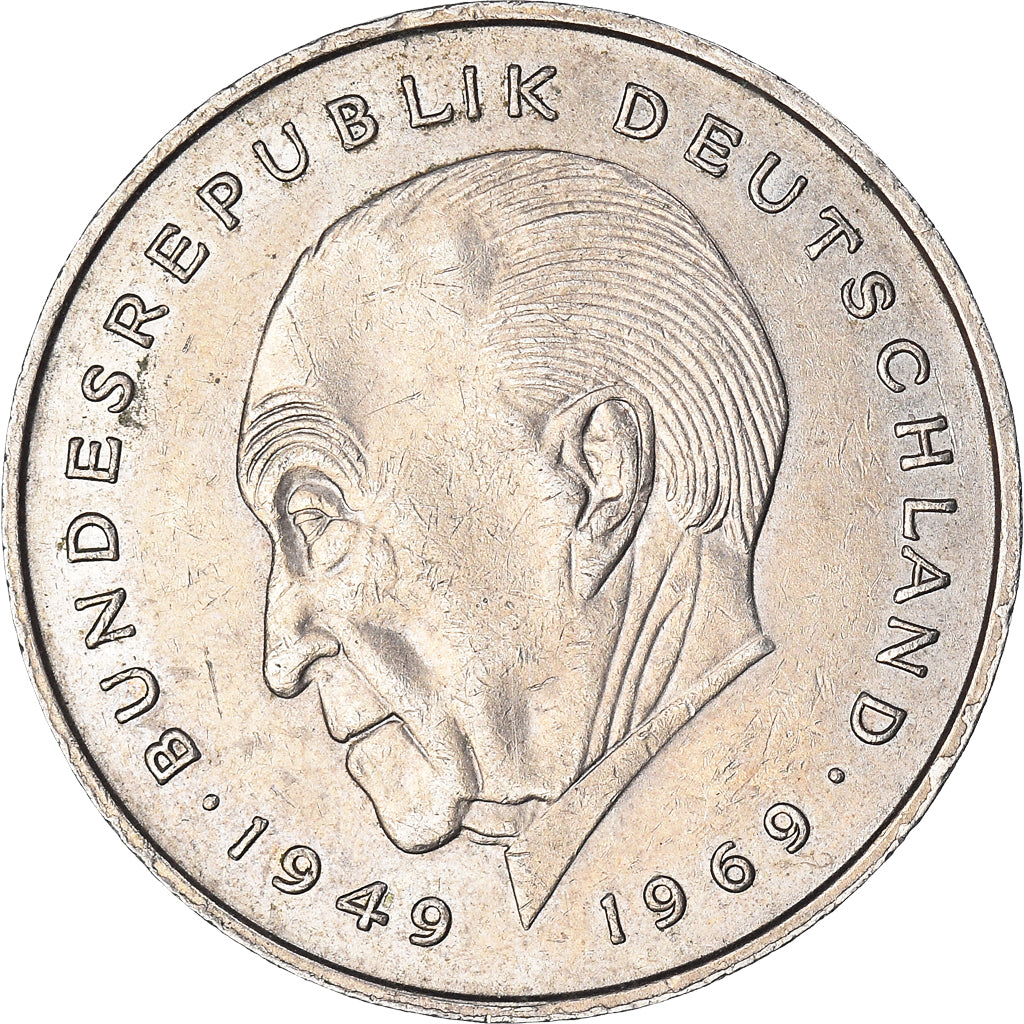 Coin, GERMANY - FEDERAL REPUBLIC, 2 Deutsche Mark, 1969