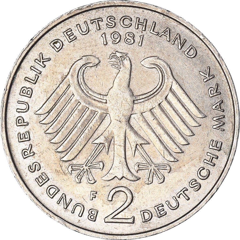 Coin, GERMANY - FEDERAL REPUBLIC, 2 Deutsche Mark, 1969