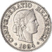Monnaie, Suisse, 10 Rappen, 1934