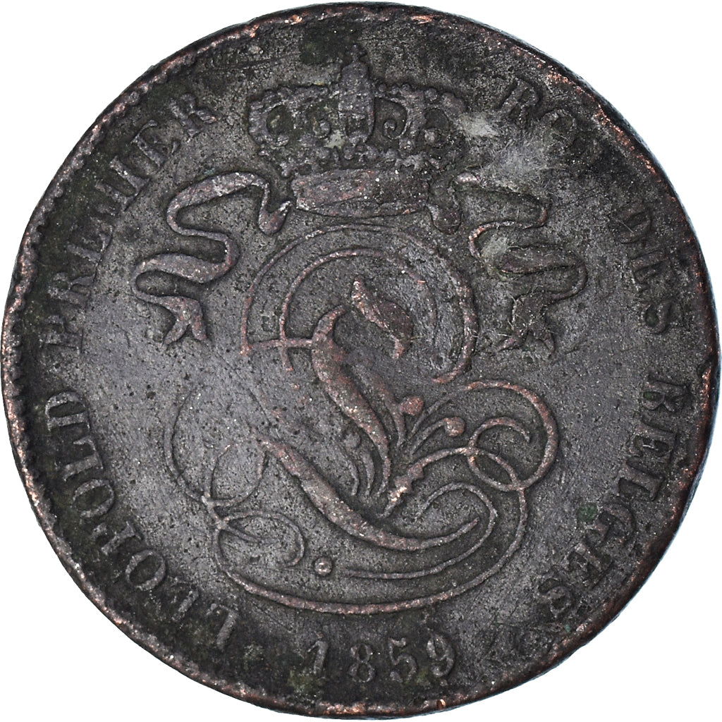 Munten, België, 2 Centimes, 1859