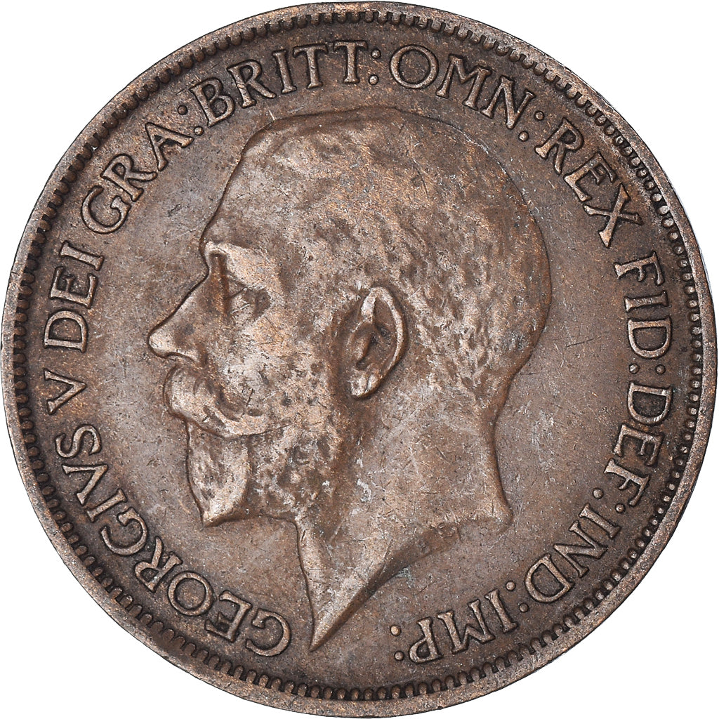 Moneta, Wielka Brytania, 1/2 Penny, 1918