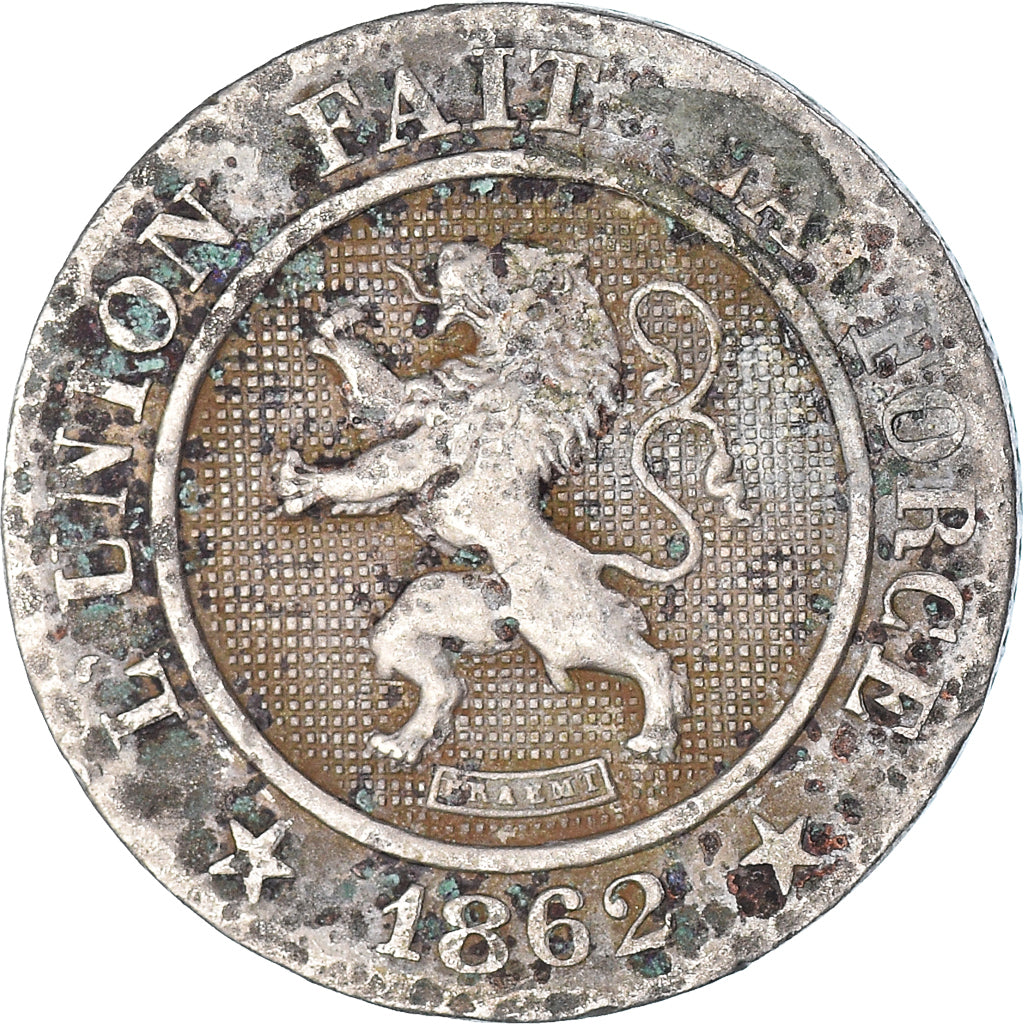 Münze, Belgien, 10 Centimes, 1862
