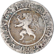 Moeda, Bélgica, 10 Centimes, 1862
