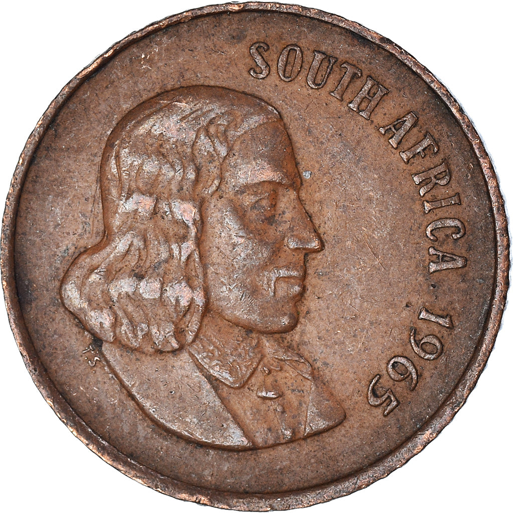 Moneda, Sudáfrica, 2 Cents, 1965