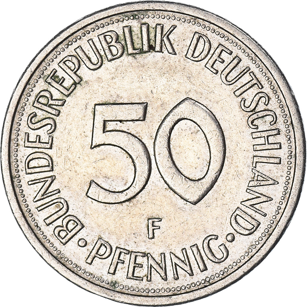 Moneta, Niemcy, 50 Pfennig, 1978