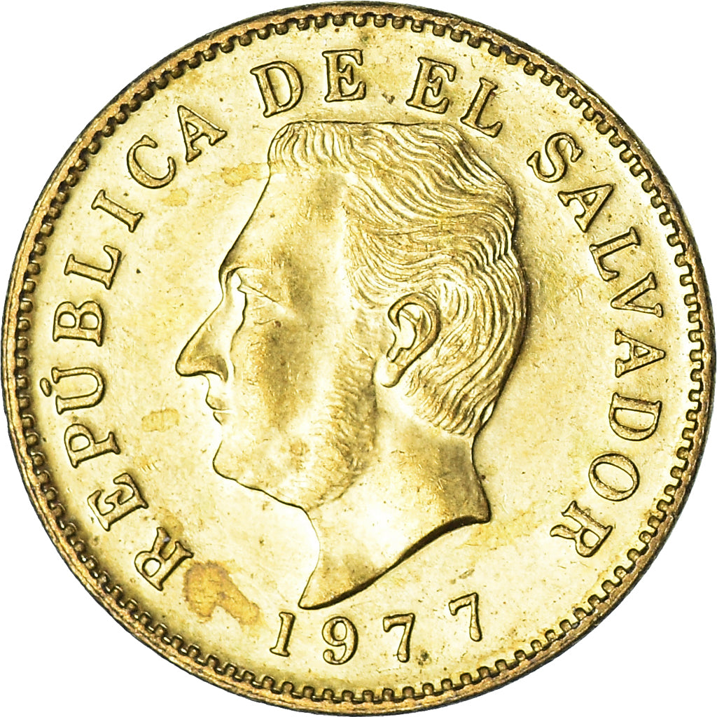 Coin, El Salvador, Centavo, 1977