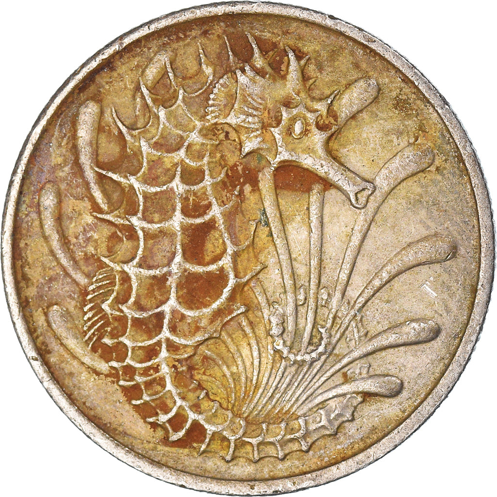Münze, Singapur, 10 Cents, 1968