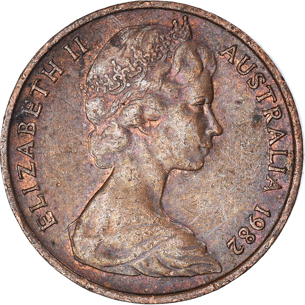 Coin, Australia, Cent, 1982