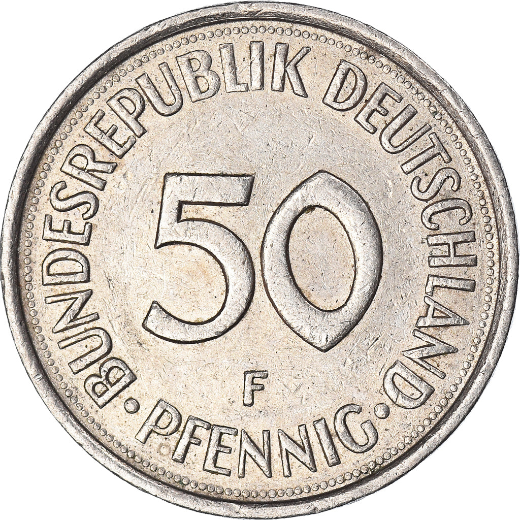 Moneta, Niemcy, 50 Pfennig, 1977