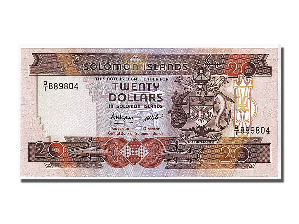 Billete, 20 Dollars, 1986, Islas Salomón, KM:16a, UNC