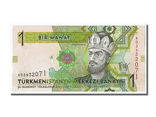 Biljet, Turkmenistan, 1 Manat, 2009, NIEUW
